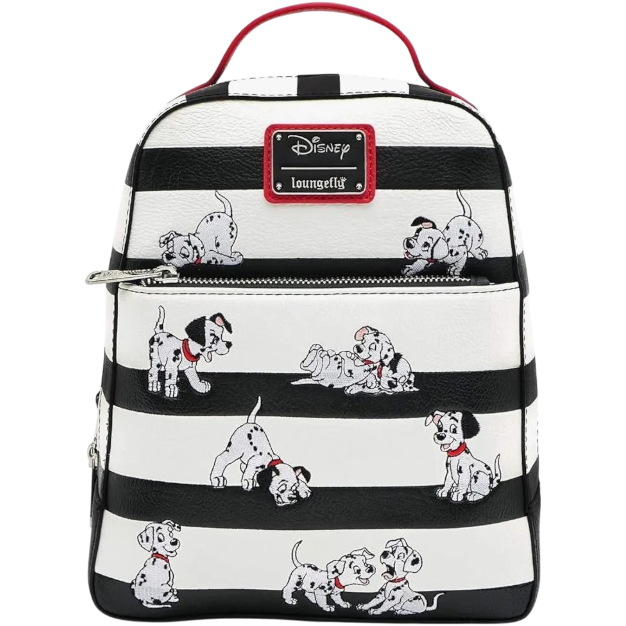 Disney 101 Dalmatians Backpack Black White Red AE Toy Box