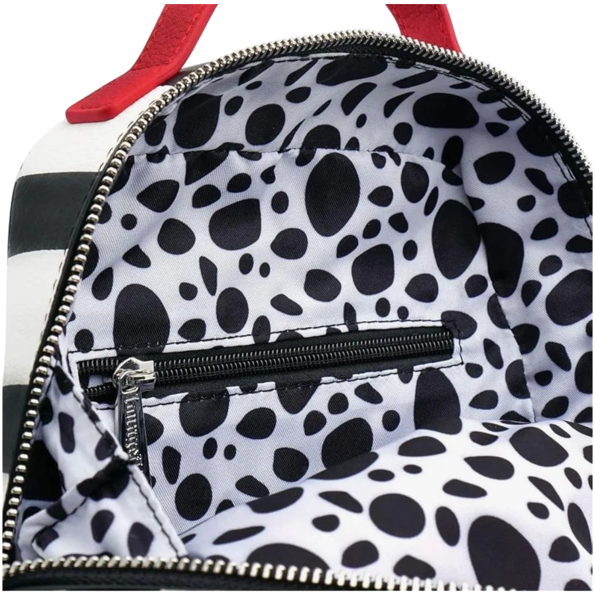 Disney 101 Dalmatians Backpack Black White Red AE Toy Box