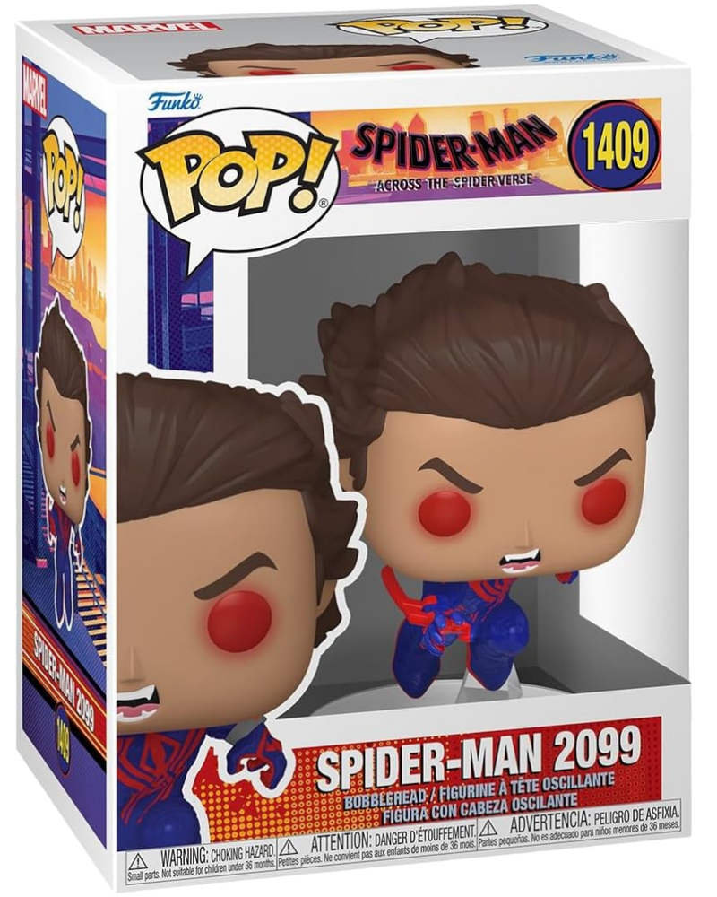 Spider-Man: Across The Spider-Verse Spider-Man 2099 Unmasked Funko Toy Store