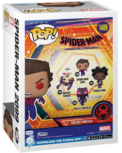 Spider-Man: Across The Spider-Verse Spider-Man 2099 Unmasked Funko Toy Store