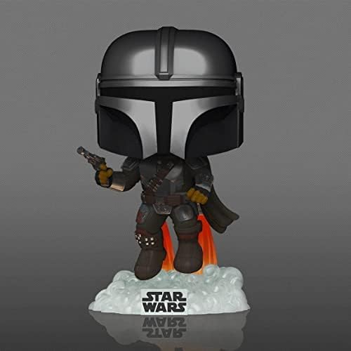 Star Wars The Mandalorian with Blaster Flying Glow in The Dark Inside Club Exclusive
