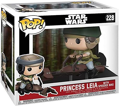 Star Wars Princess Leia with speeder bike