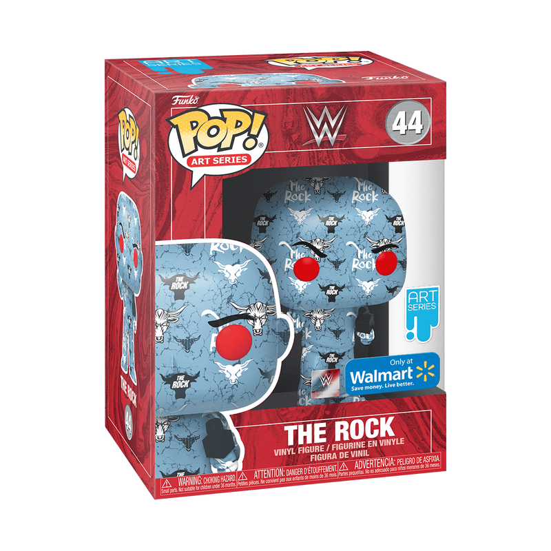 WWE Artist Series The Rock with Pop! Protector