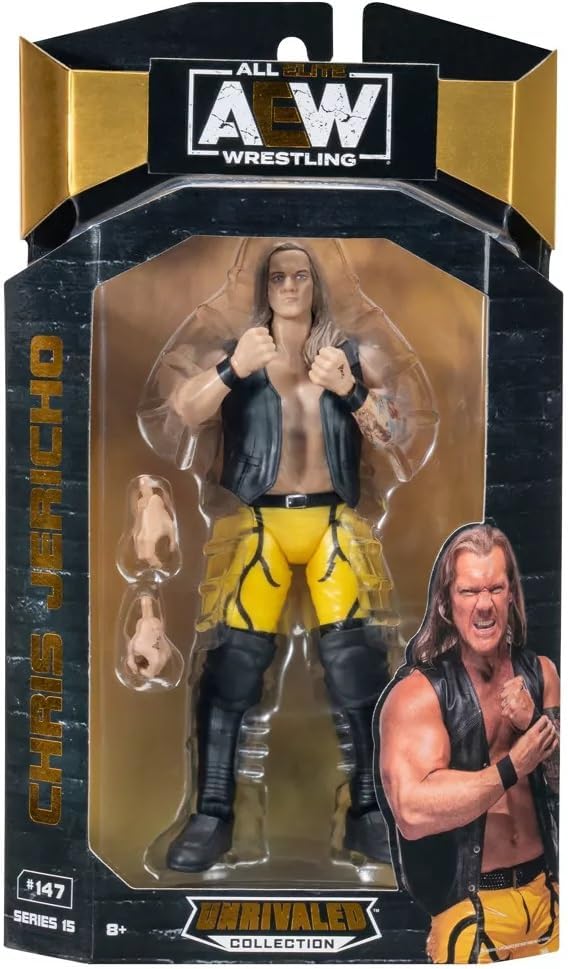 AEW Unrivaled Collection — Series 15 Chris Jericho (#147) 7-Inch Action Figure | AE Toy Box