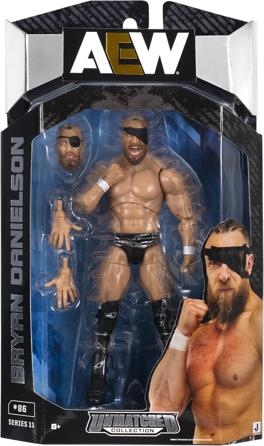 AEW Unmatched — Series 11 Bryan Danielson (Eye Patch) Action Figure | AE Toy Box