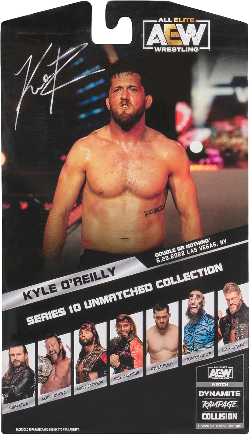 AEW Unmatched — Series 10 Kyle O’Reilly Action Figure | AE Toy Box
