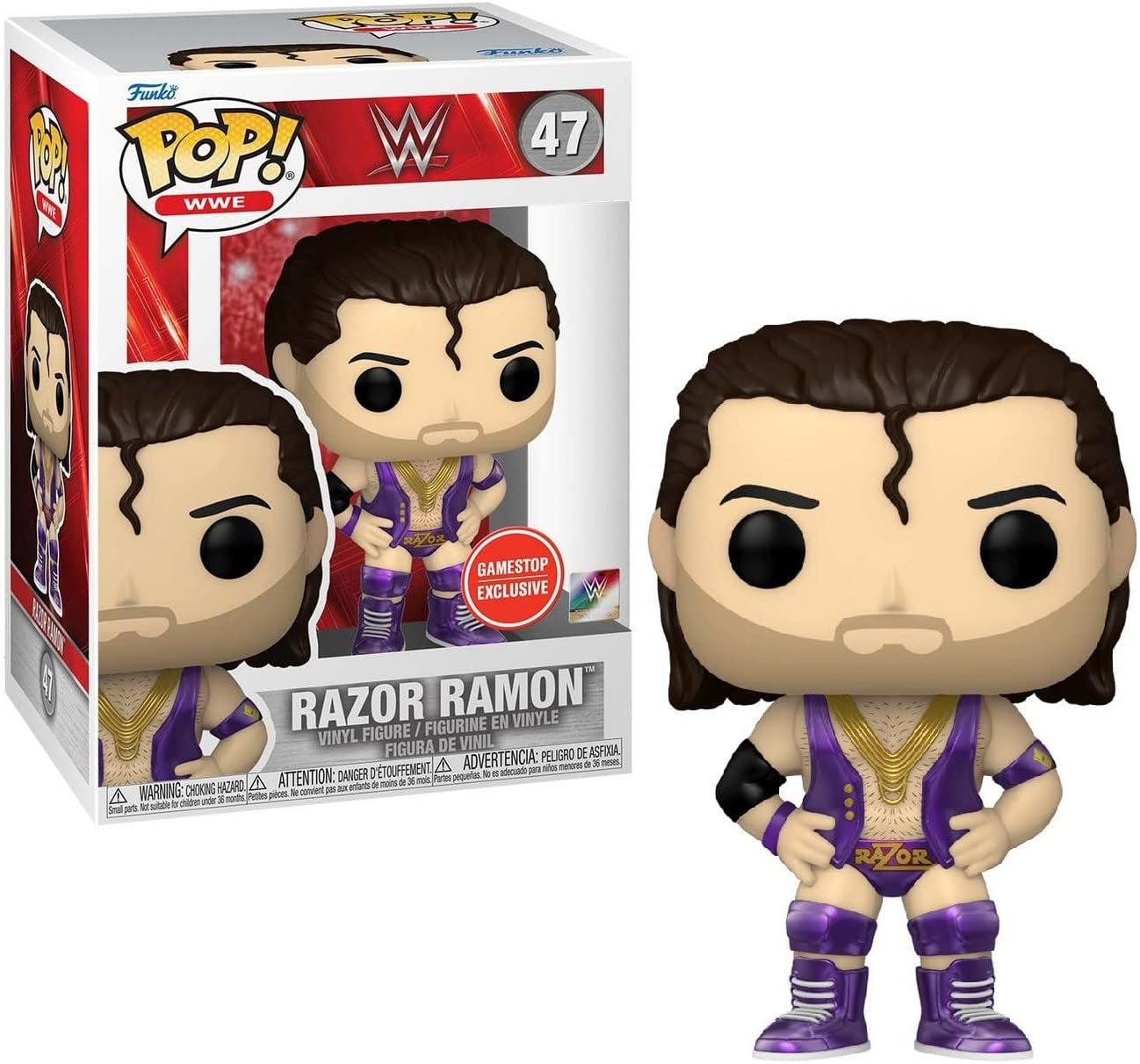 WWE Razor Ramon (Purple Metallic) - GameStop Exclusive