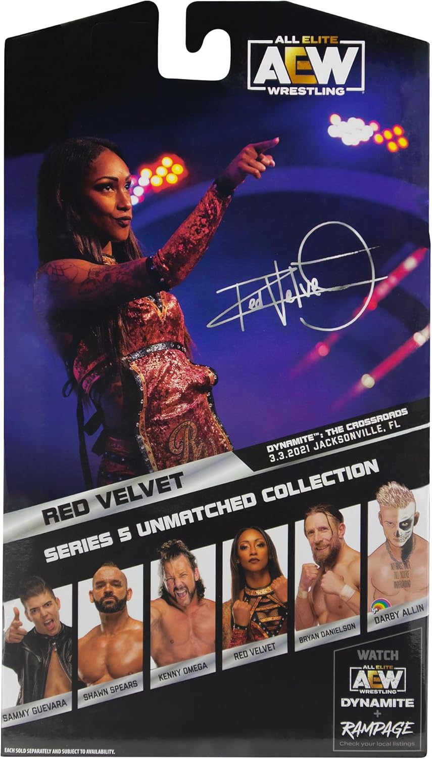 Ringside Red Velvet — AEW Unmatched Series 5 Action Figure | AE Toy Box