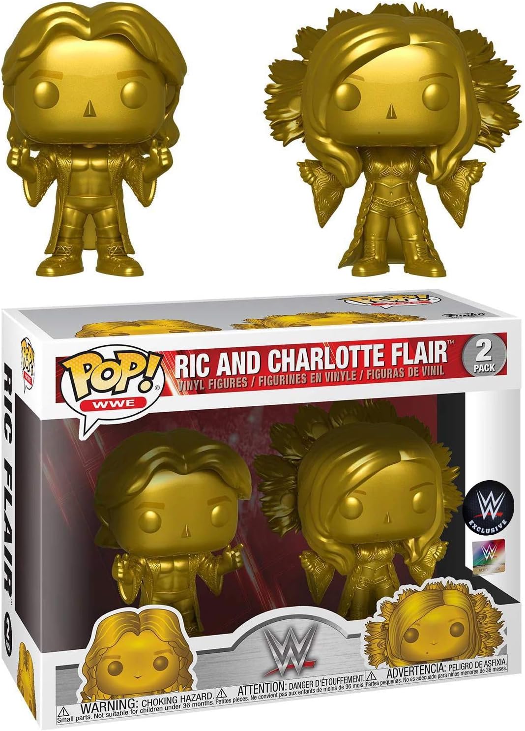 WWE Ric and Charlotte Flair Gold US Exclusive