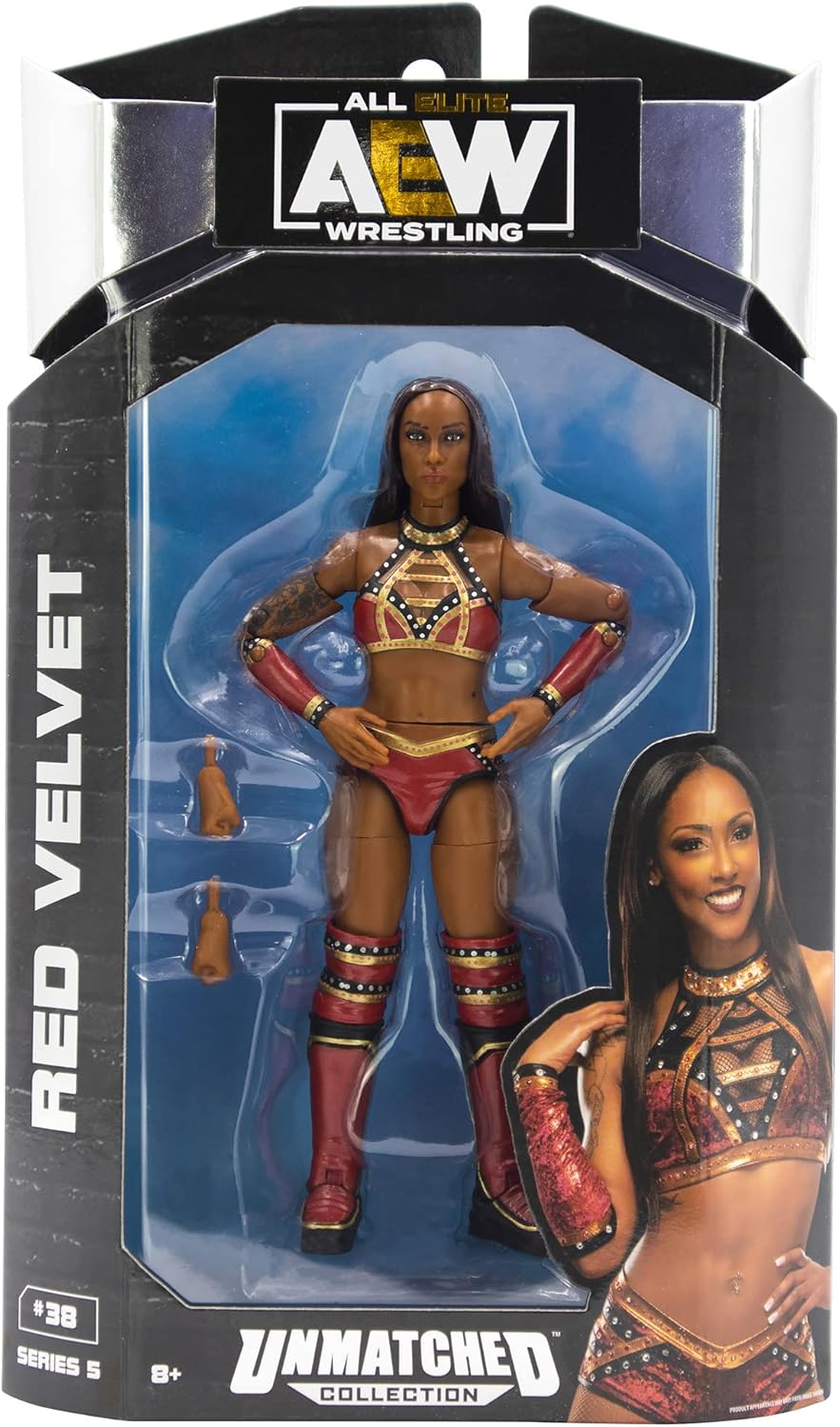Ringside Red Velvet — AEW Unmatched Series 5 Action Figure | AE Toy Box