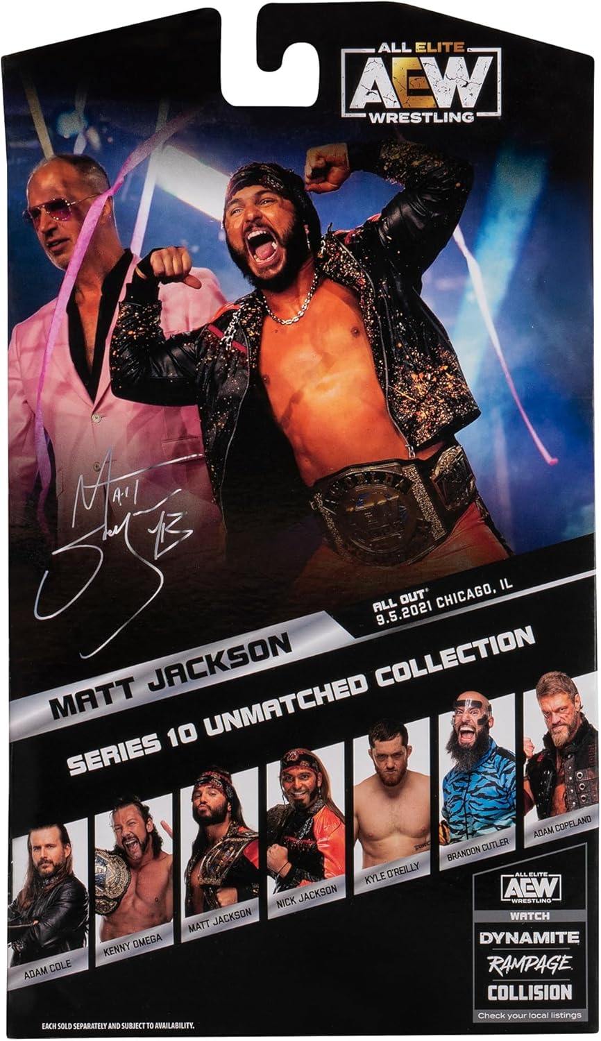 AEW Unmatched — Series 10 Matt Jackson Action Figure | AE Toy Box