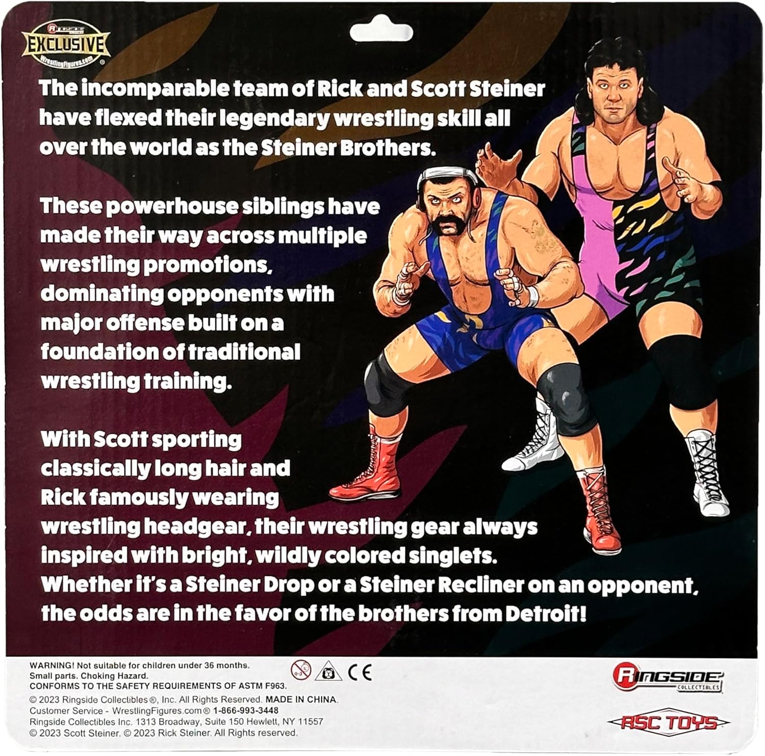 Ringside Steiner Brothers (Early 90’s Gear) 2-Pack — Bell to Bell Exclusive | AE Toy Box