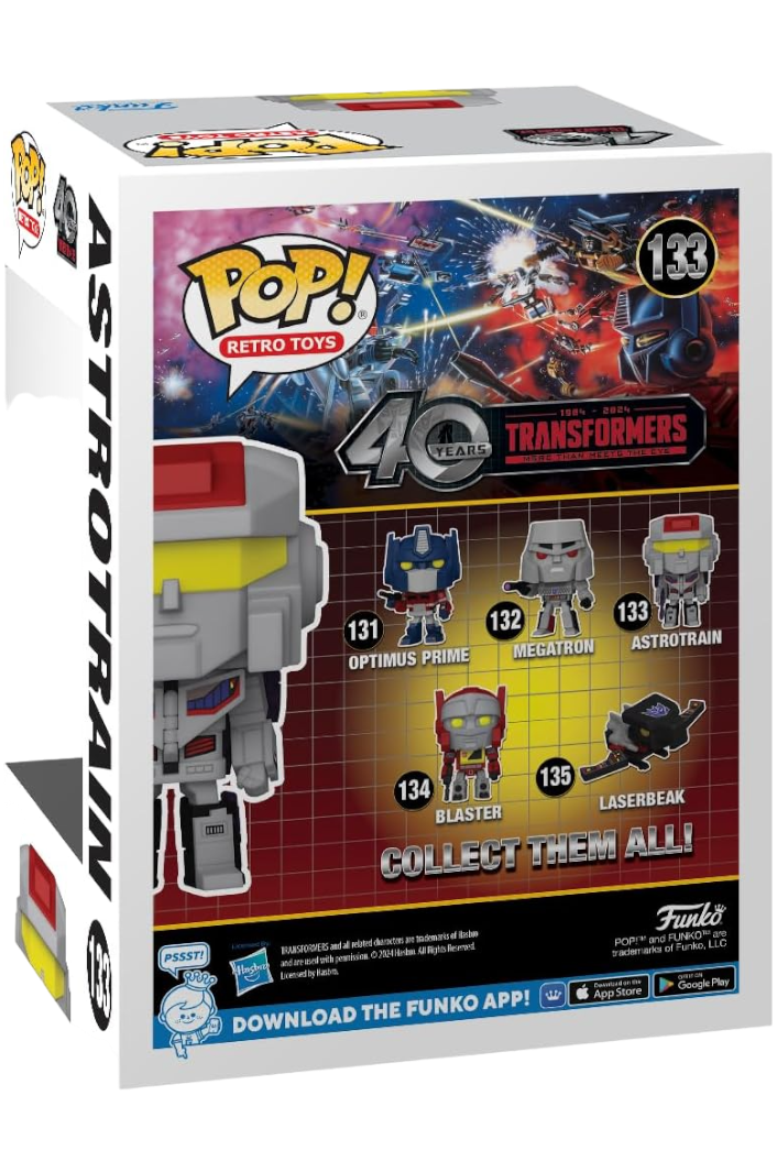 Transformers: Generation 1-40th Anniversary, Astrotrain Funko Toy Store