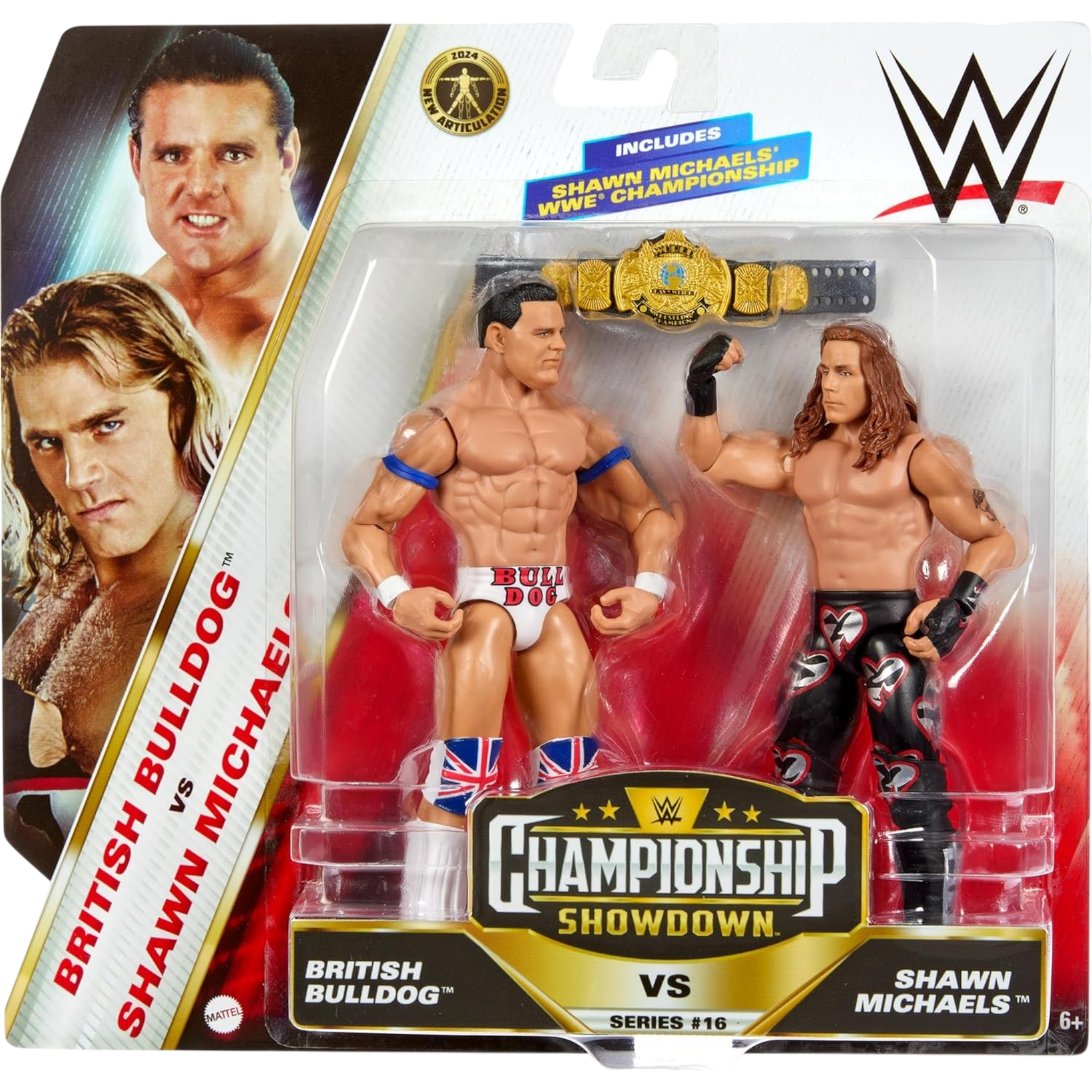 WWE Championship Showdown British Bulldog vs Shawn Michaels AE Toy Box