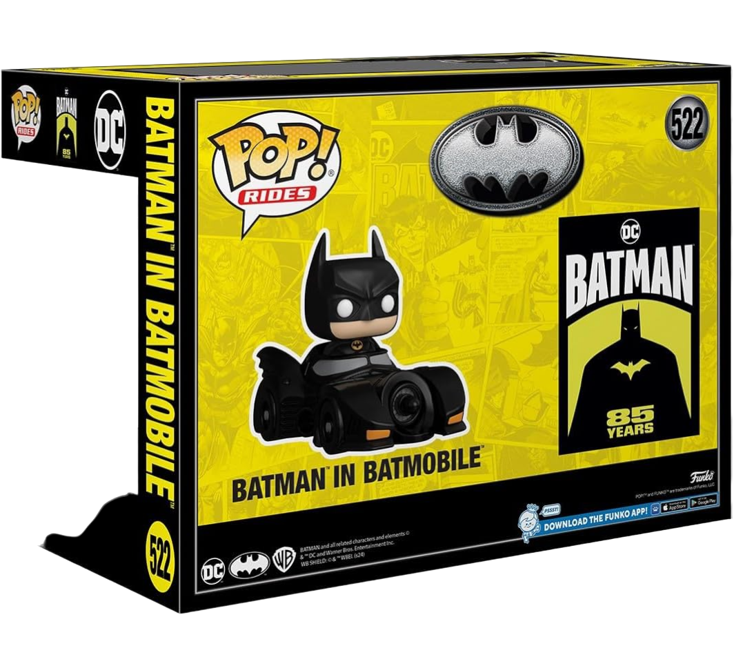 Batman 85th Anniversary Batman in Batmobile Deluxe Funko Toy Store