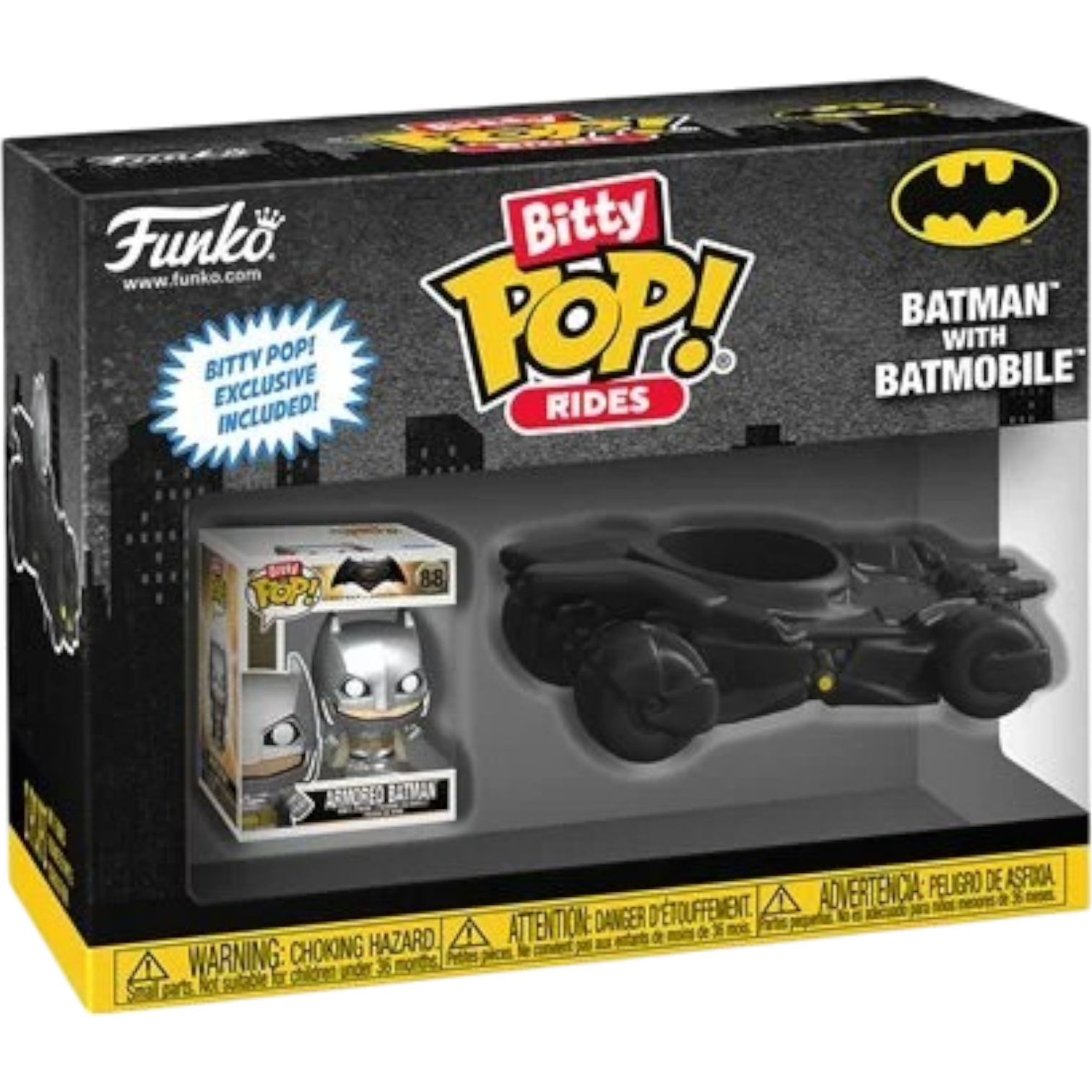 Batman with Batmobile Funko Bitty Pop! Ride Funko Toy Store