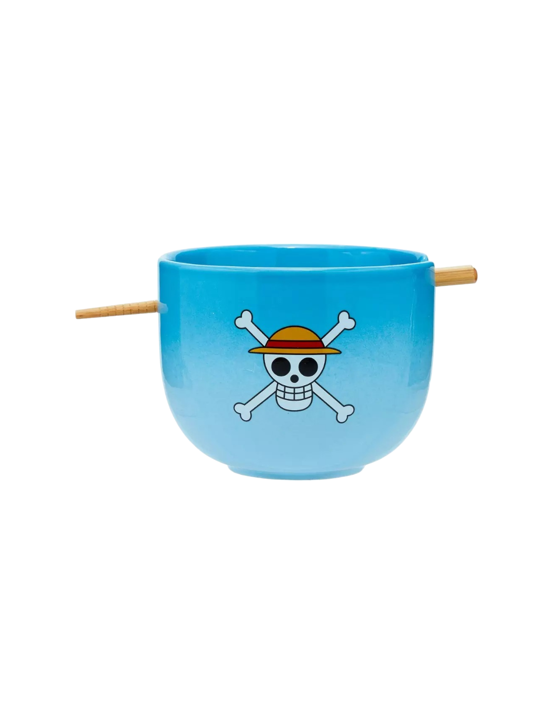 One Piece Blue Ramen Bowl With Chopsticks AE Toy Box