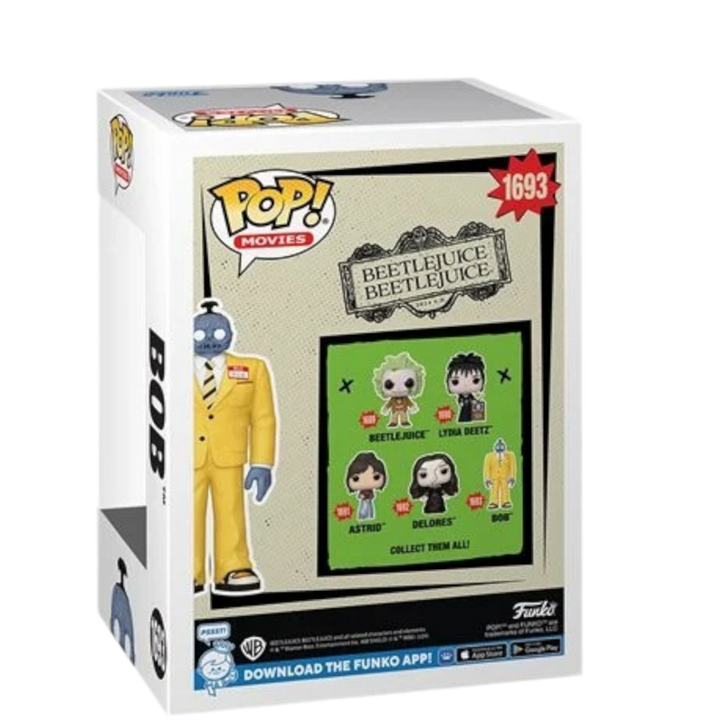 Beetlejuice 2 Bob Yellow Suit Funko Toy Store