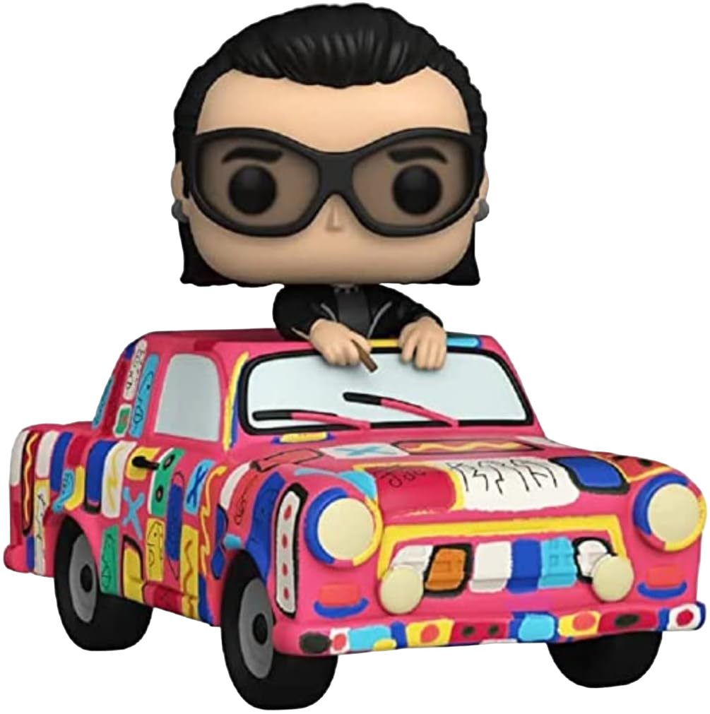 Rides: U2, Achtung Baby Car with Bono Funko Toy Store