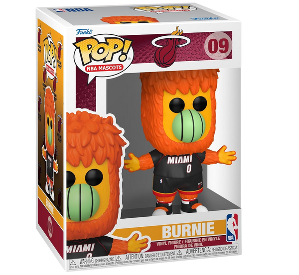 NBA: Mascots - Miami Heat - Burnie Funko Toy Store