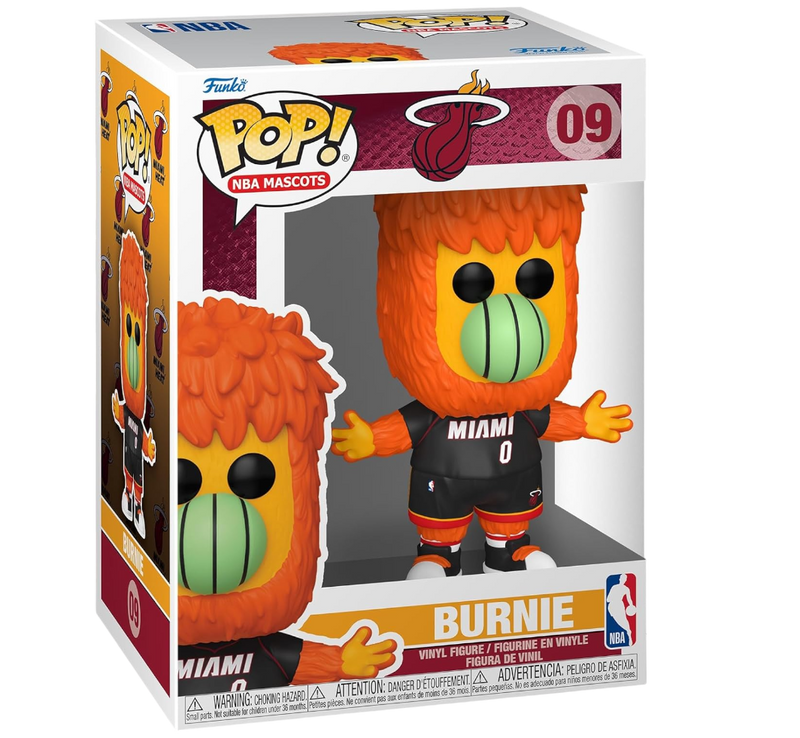 NBA: Mascots - Miami Heat - Burnie Funko Toy Store