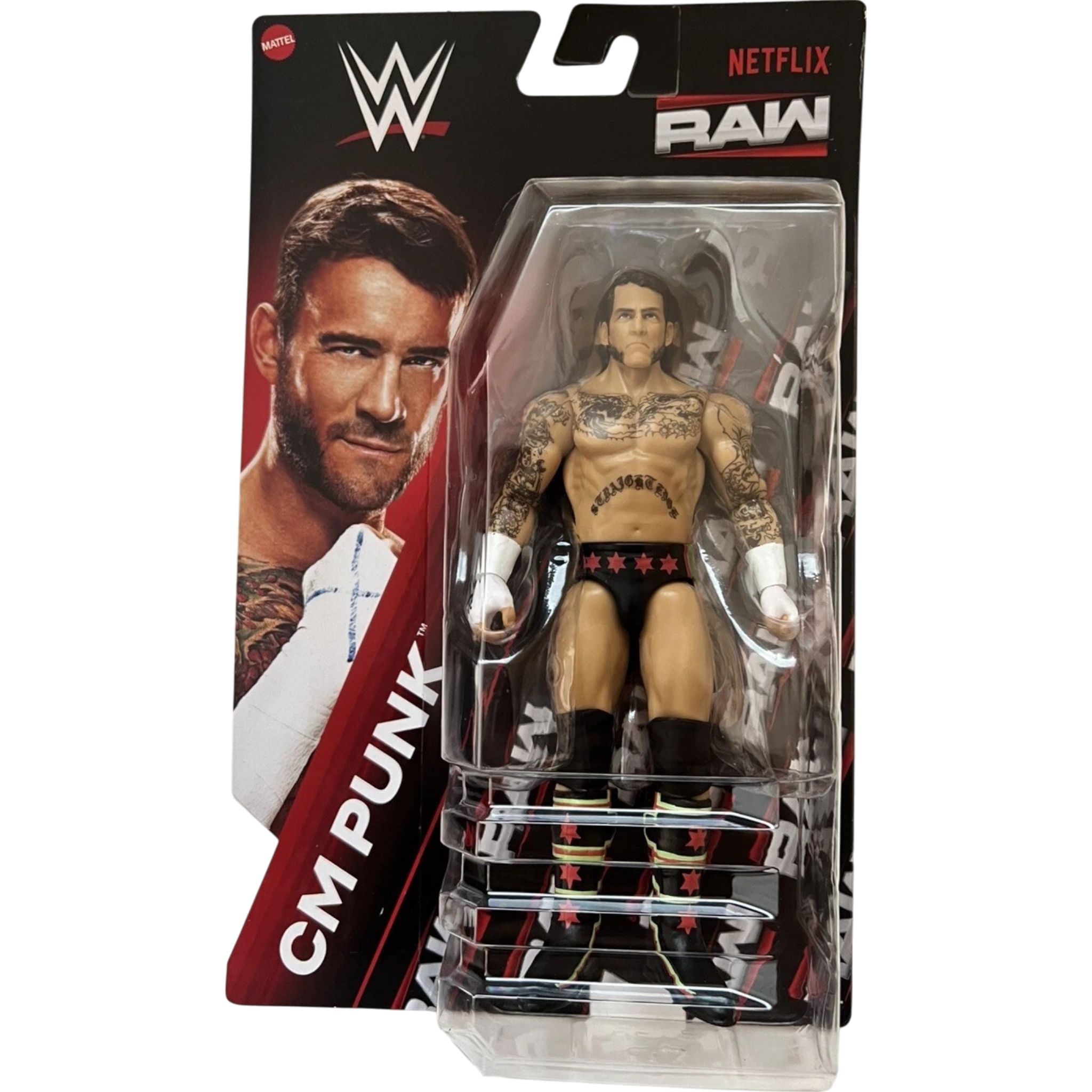 WWE CM Punk Netflix Raw Edition Basic AE Toy Box