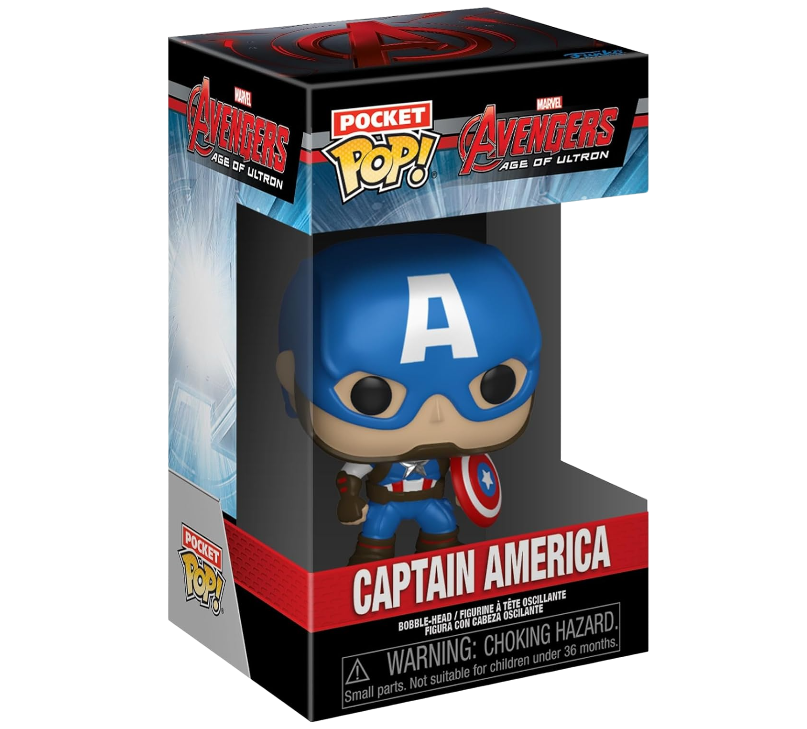 Pocket Pop and Tee: Marvel - Captain America, Kids Medium Funko Toy Store