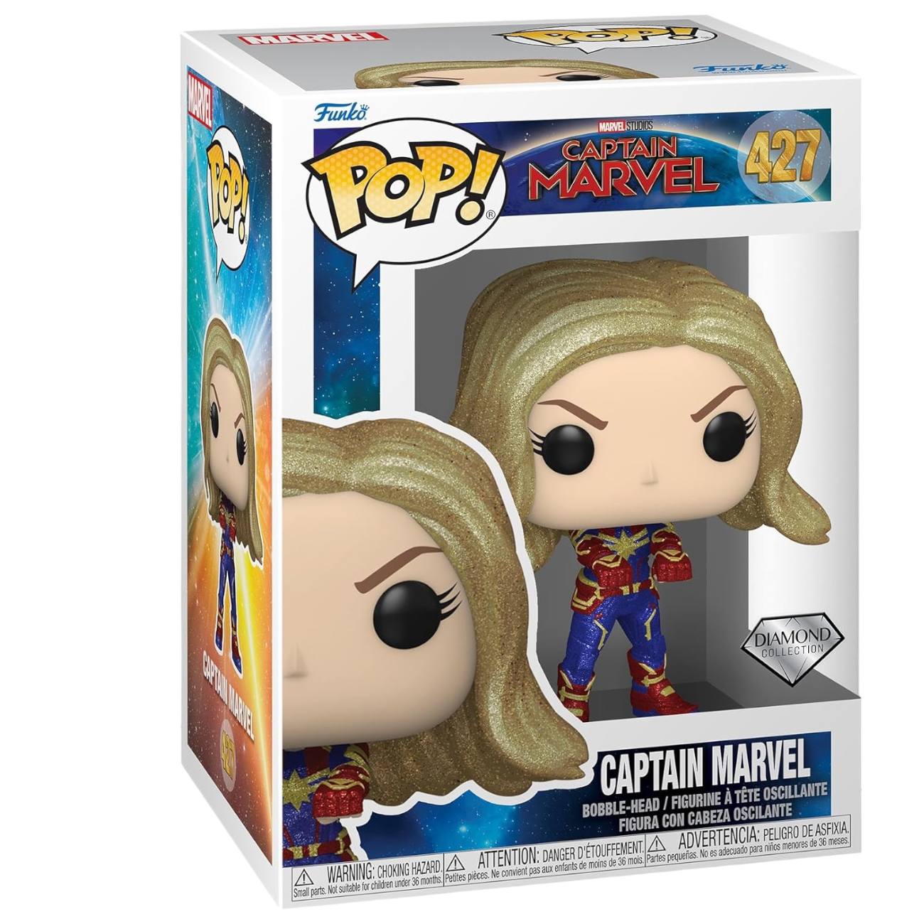Pop and Tee: Marvel - Captain Marvel Funko Toy Store