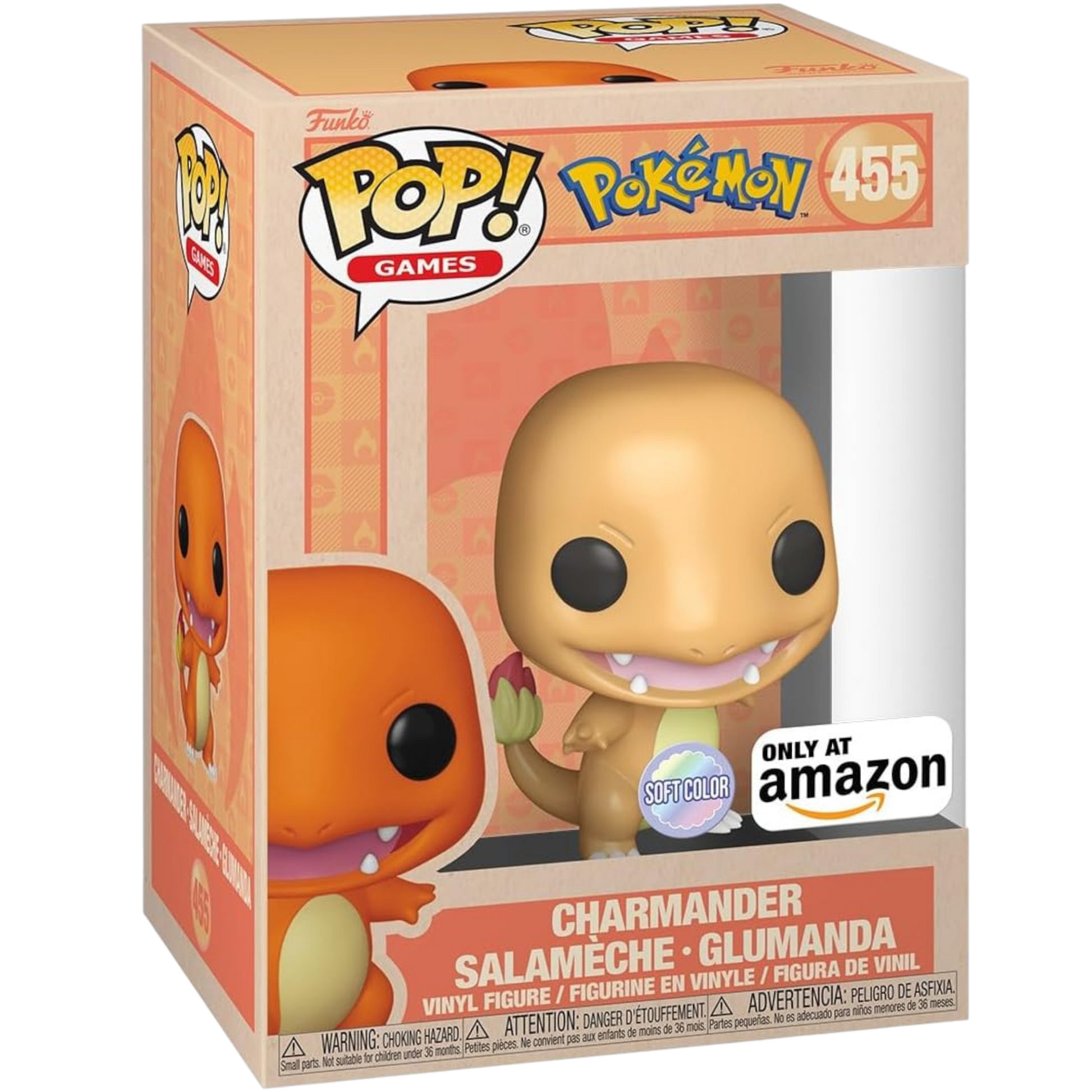 Pokemon - Charmander - Softcolor - Amazon Exclusive AE Toy Box