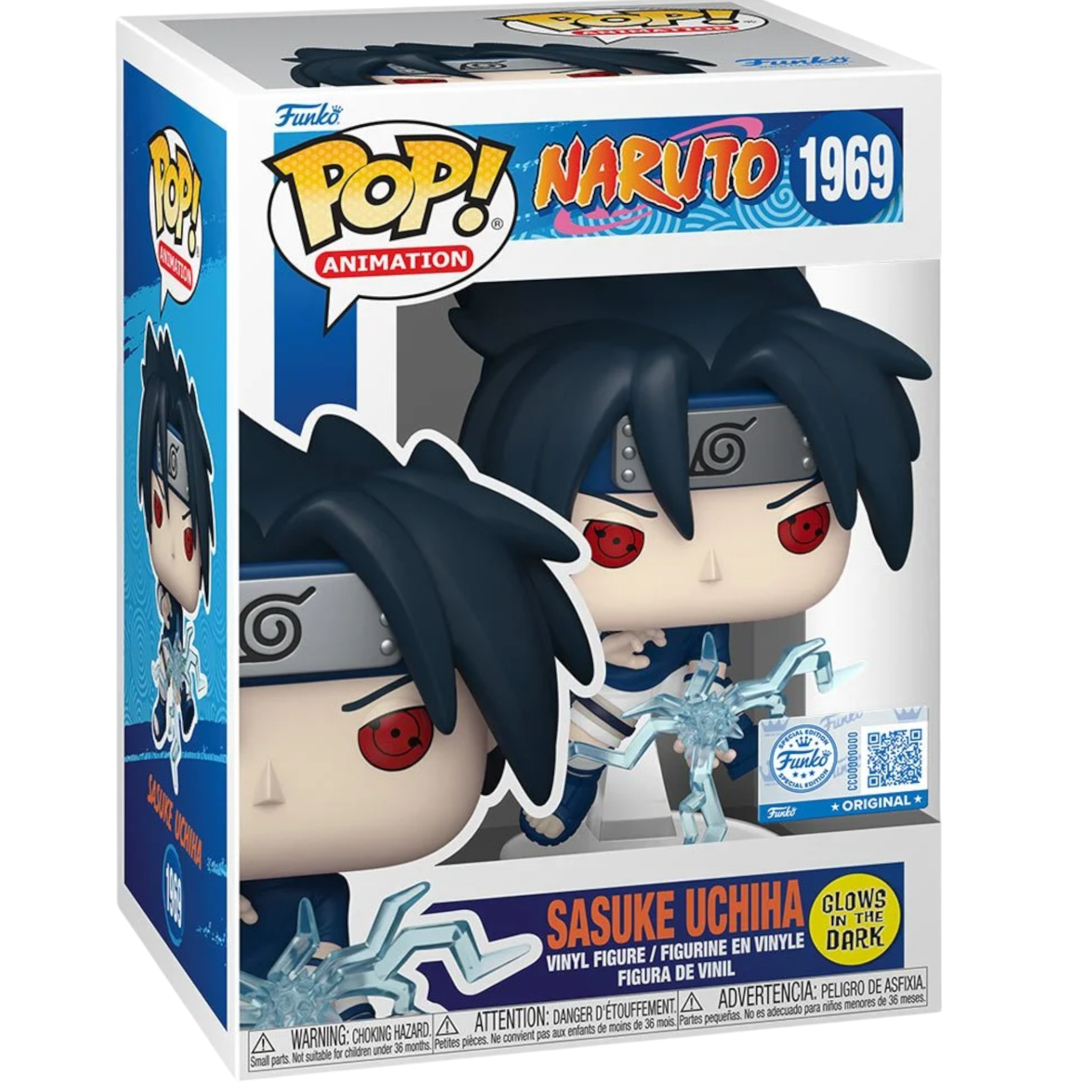 Naruto Sasuke Uchiha (Chidori) Glow-in-the-Dark-Entertainment Earth Exclusive AE Toy Box