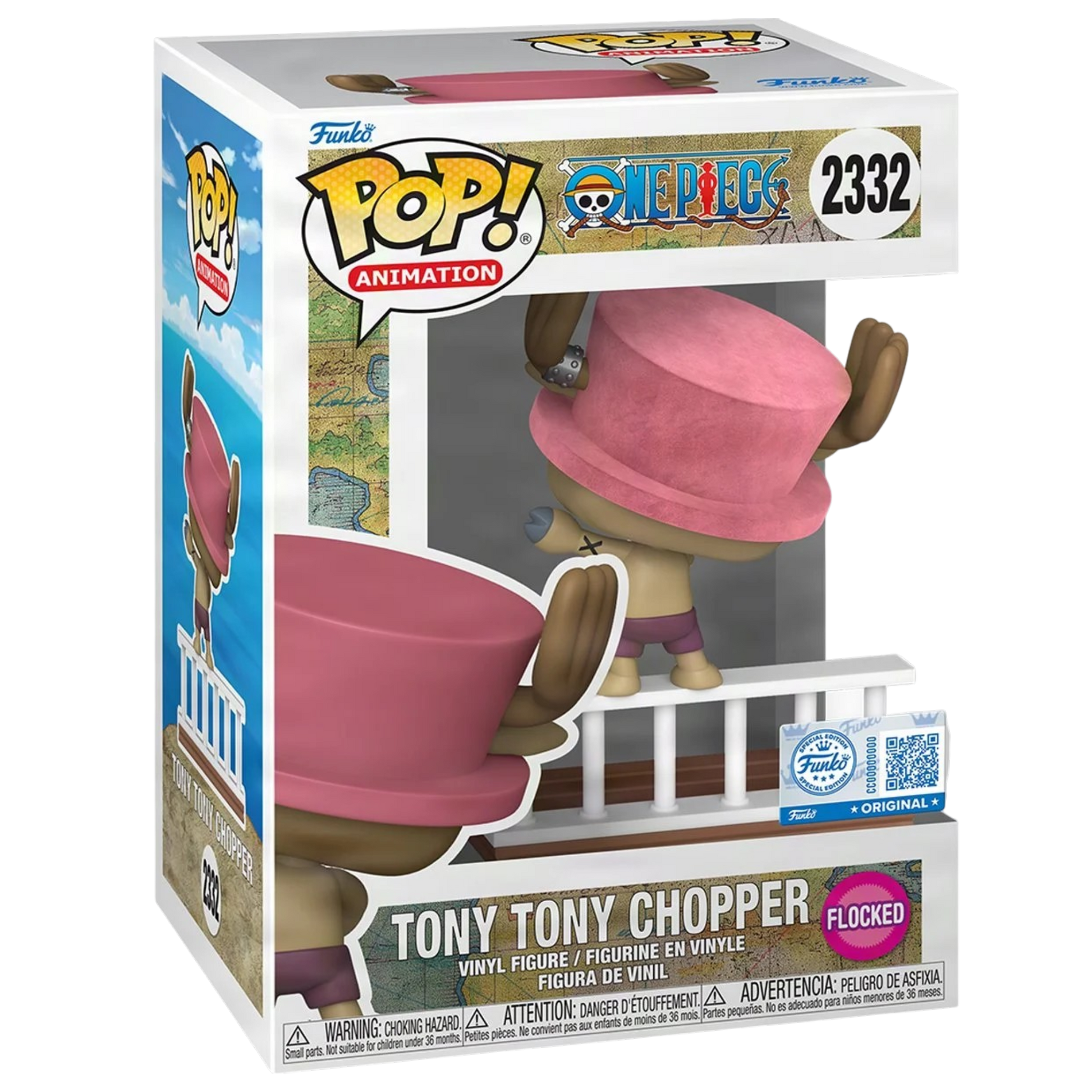 One Piece: Straw Hat Pirates Tony Tony Chopper (Flocked) #2332 (Entertainment Earth Exclusive) | AE Toy Box