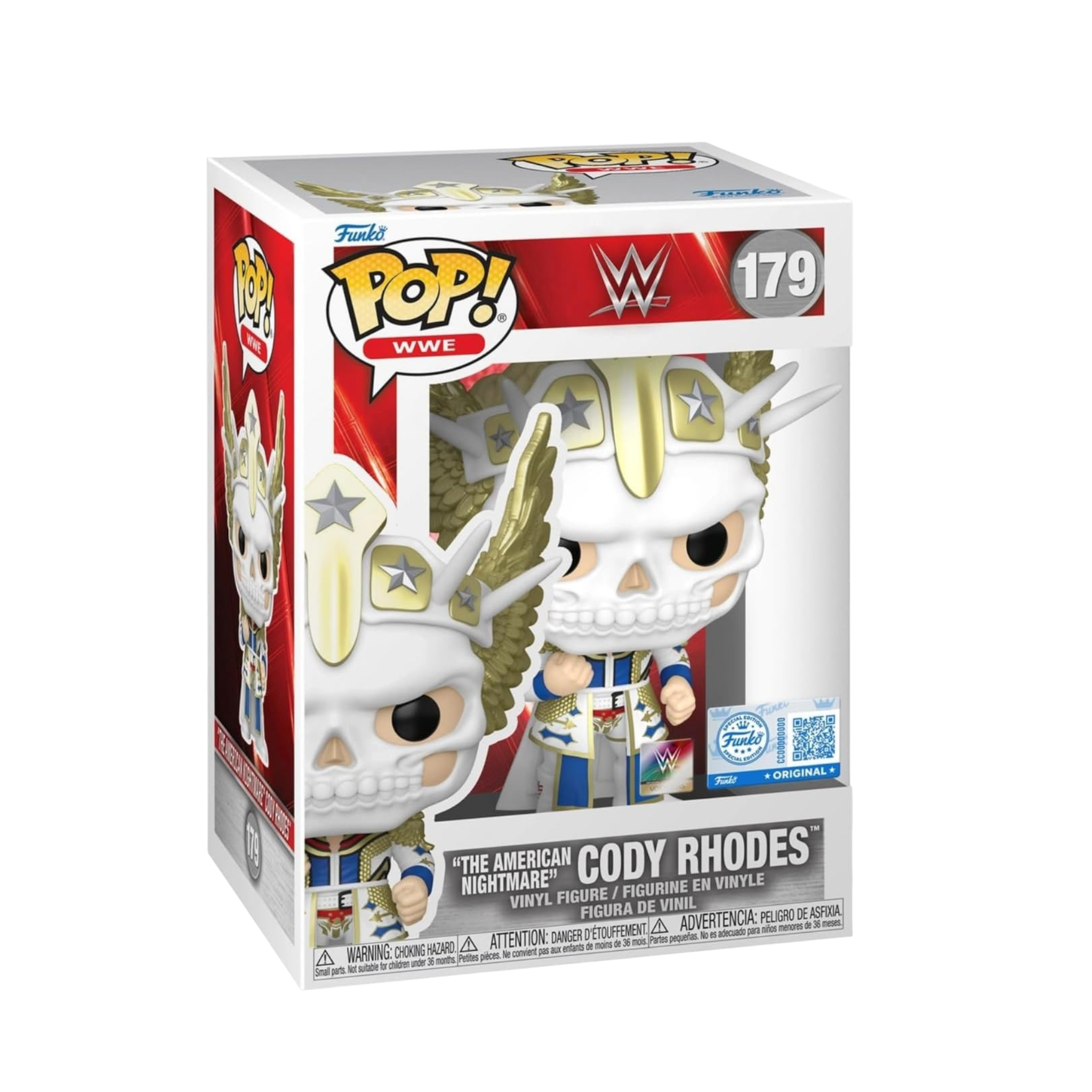 WWE Cody Rhodes The American Nightmare Metallic AE Toy Box