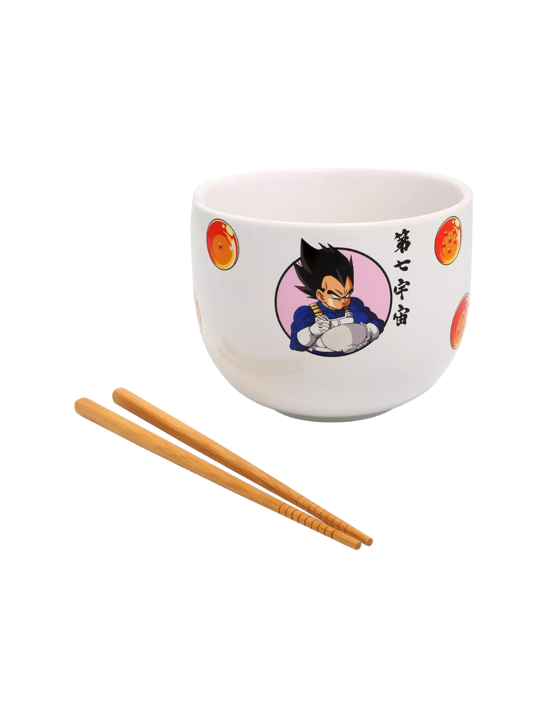 Dragon Ball Z Vegeta & Goku with Ramen Ramen Bowl with Chopsticks AE Toy Box