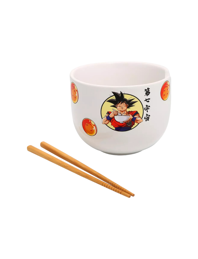 Dragon Ball Z Vegeta & Goku with Ramen Ramen Bowl with Chopsticks AE Toy Box