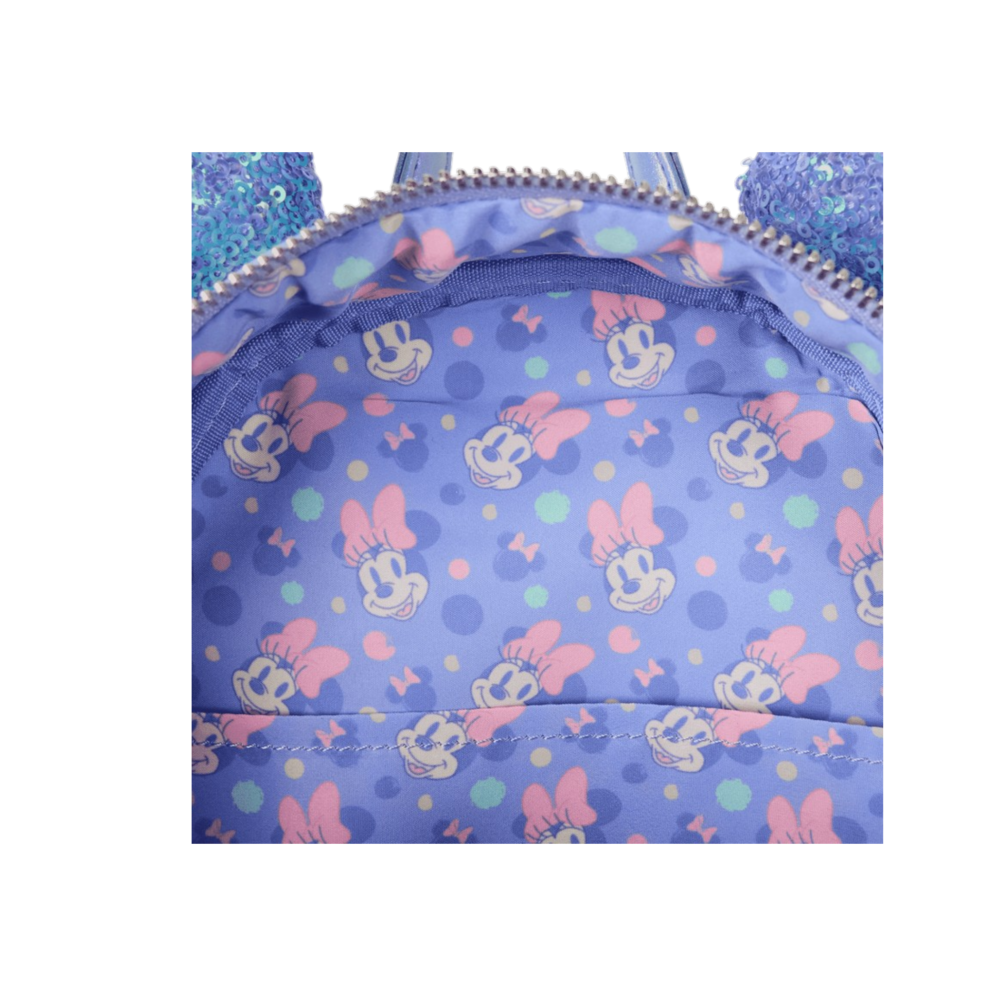 Minnie Mouse Exclusive — Iridescent All-Over Print Sequin Ear Mini Backpack | AE Toy Box