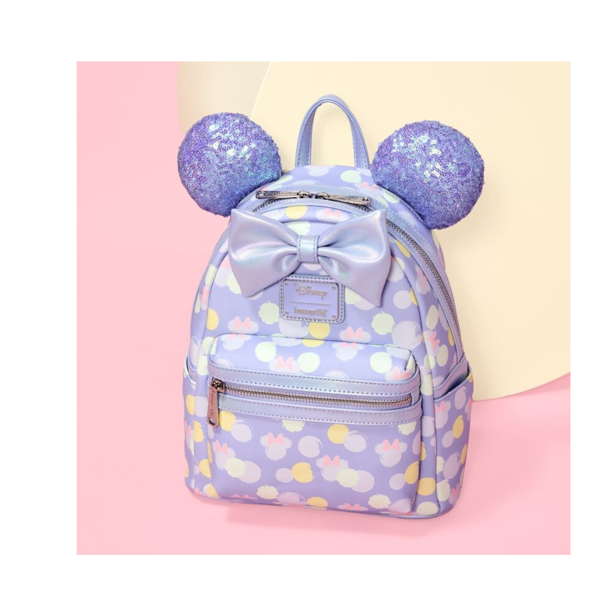 Minnie Mouse Exclusive — Iridescent All-Over Print Sequin Ear Mini Backpack | AE Toy Box