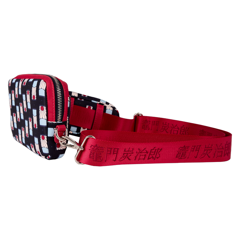 Demon Slayer All-Over Print Sling Crossbody Bag with Coin Bag