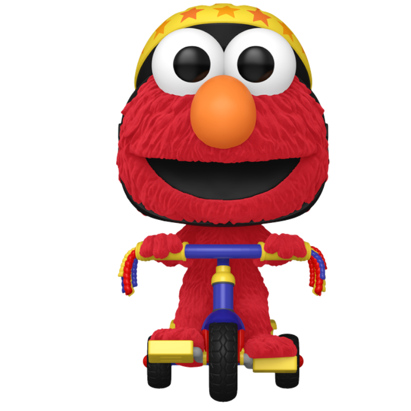 Sesame street Elmo on trike flocked Funko Toy Store