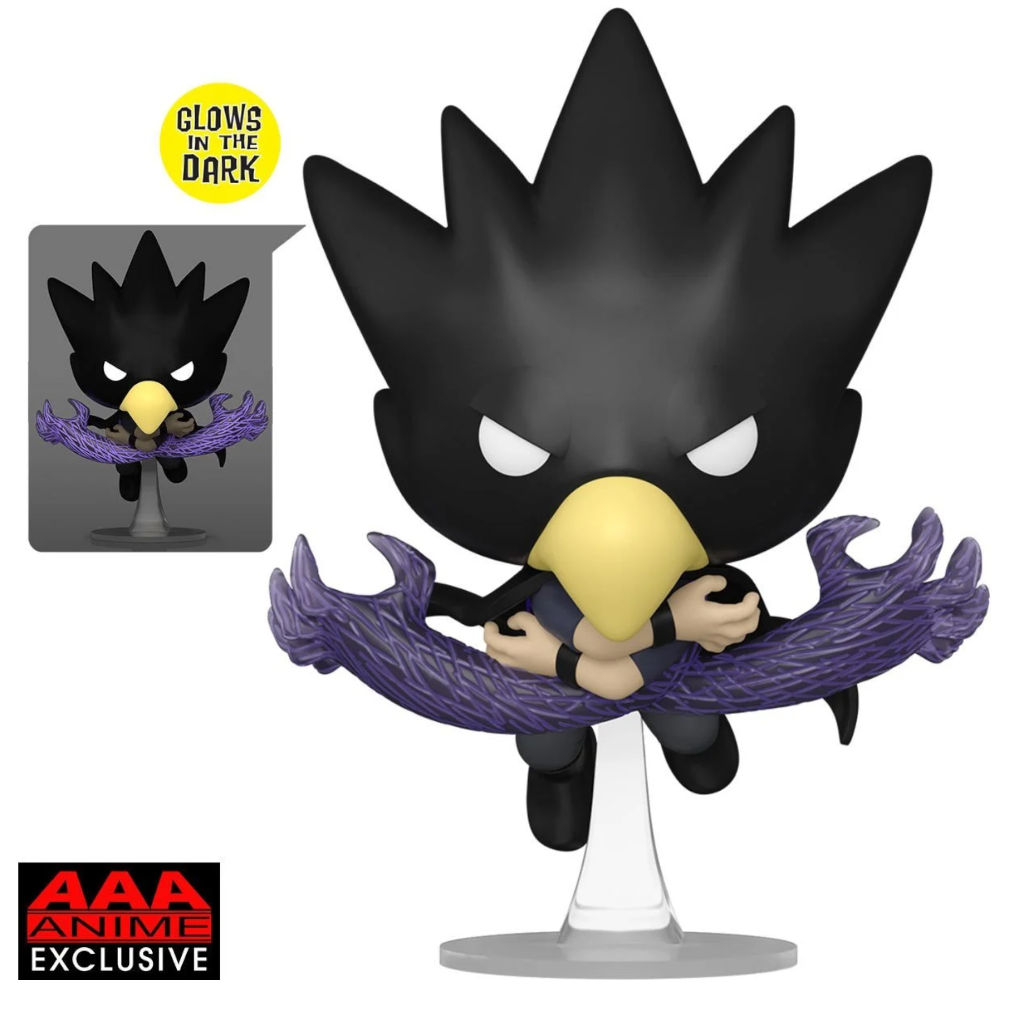 My Hero Academia Fumikage Tokoyami Fallen Angel Glow-in-the-Dark AE Toy Box
