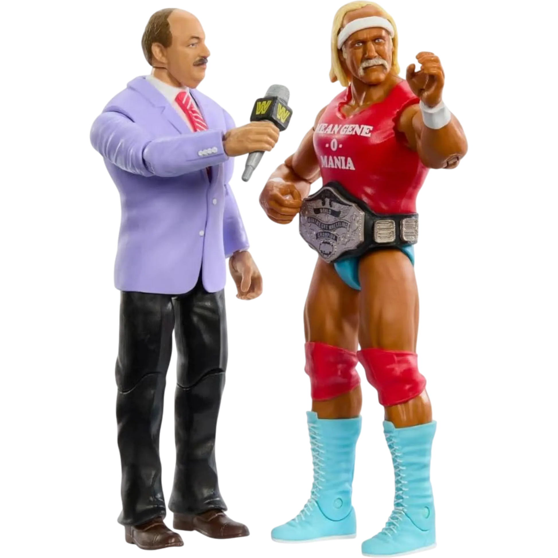 WWE Main Event Showdown Hulk Hogan and Mean Gene Mattel