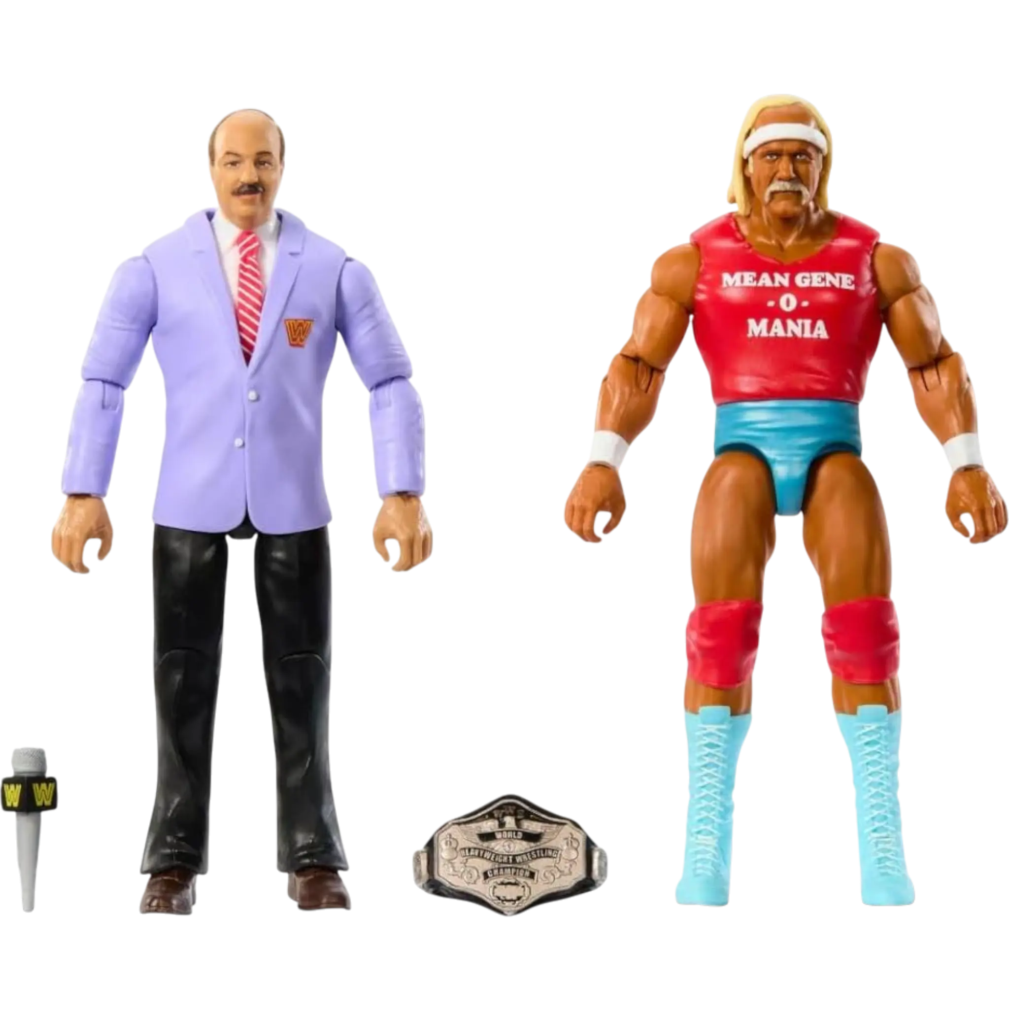 WWE Main Event Showdown Hulk Hogan and Mean Gene Mattel