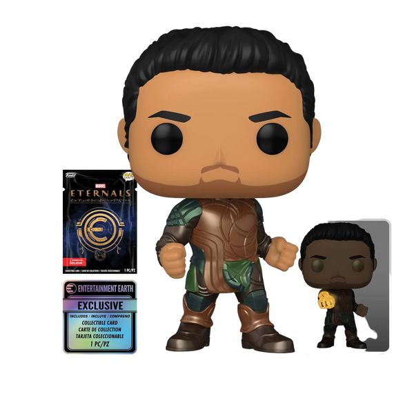 Eternals #730 Gilgamesh  Vinyl Figure Chase with Collectible Card Entertainment Earth Exclusive Funko Toy Store