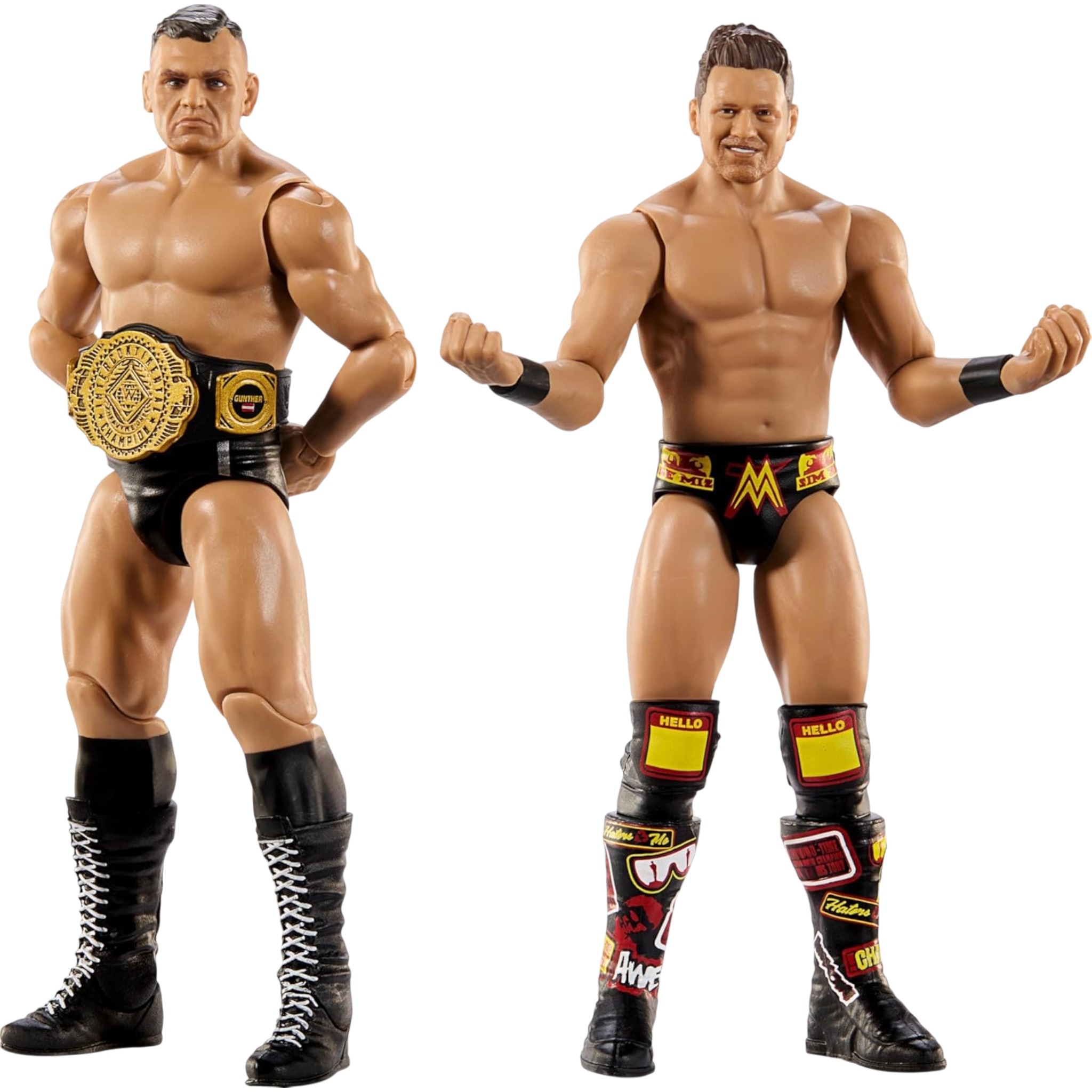 WWE Main Event Championship Showdown Gunther vs The Miz AE Toy Box