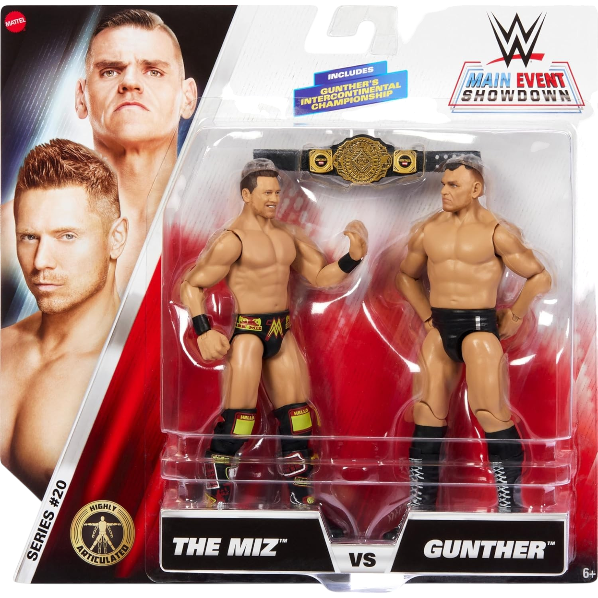 WWE Main Event Championship Showdown Gunther vs The Miz AE Toy Box