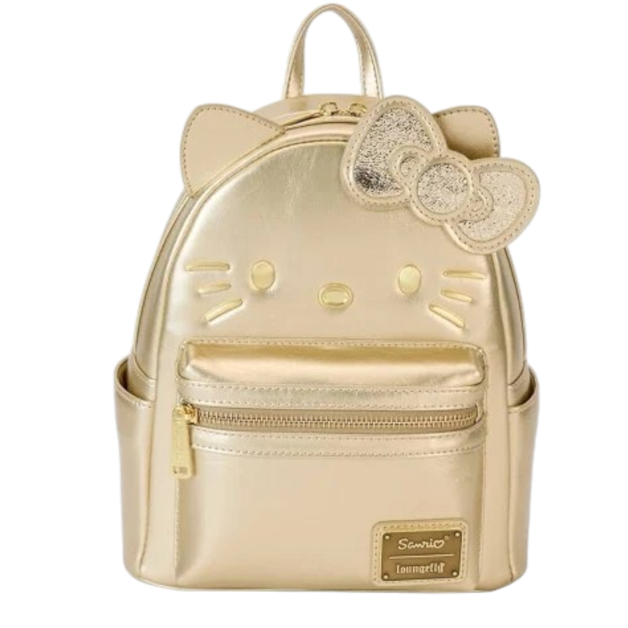Sanrio Limited Edition Sanrio Hello Kitty 50th Anniversary Gold Mini Backpack AE Toy Box