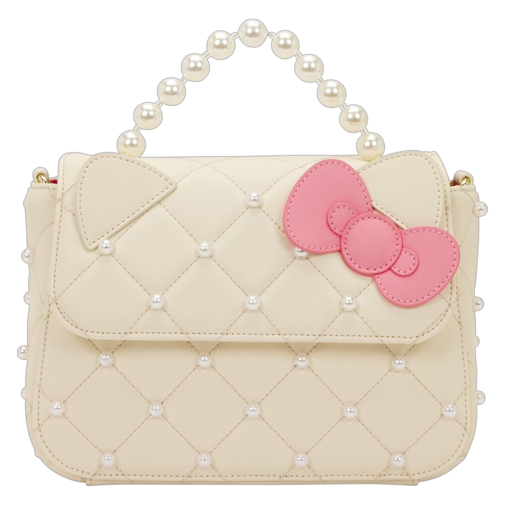 Sanrio Hello Kitty Quilted Pearl Handle Crossbody Bag (Exclusive) | AE Toy Box