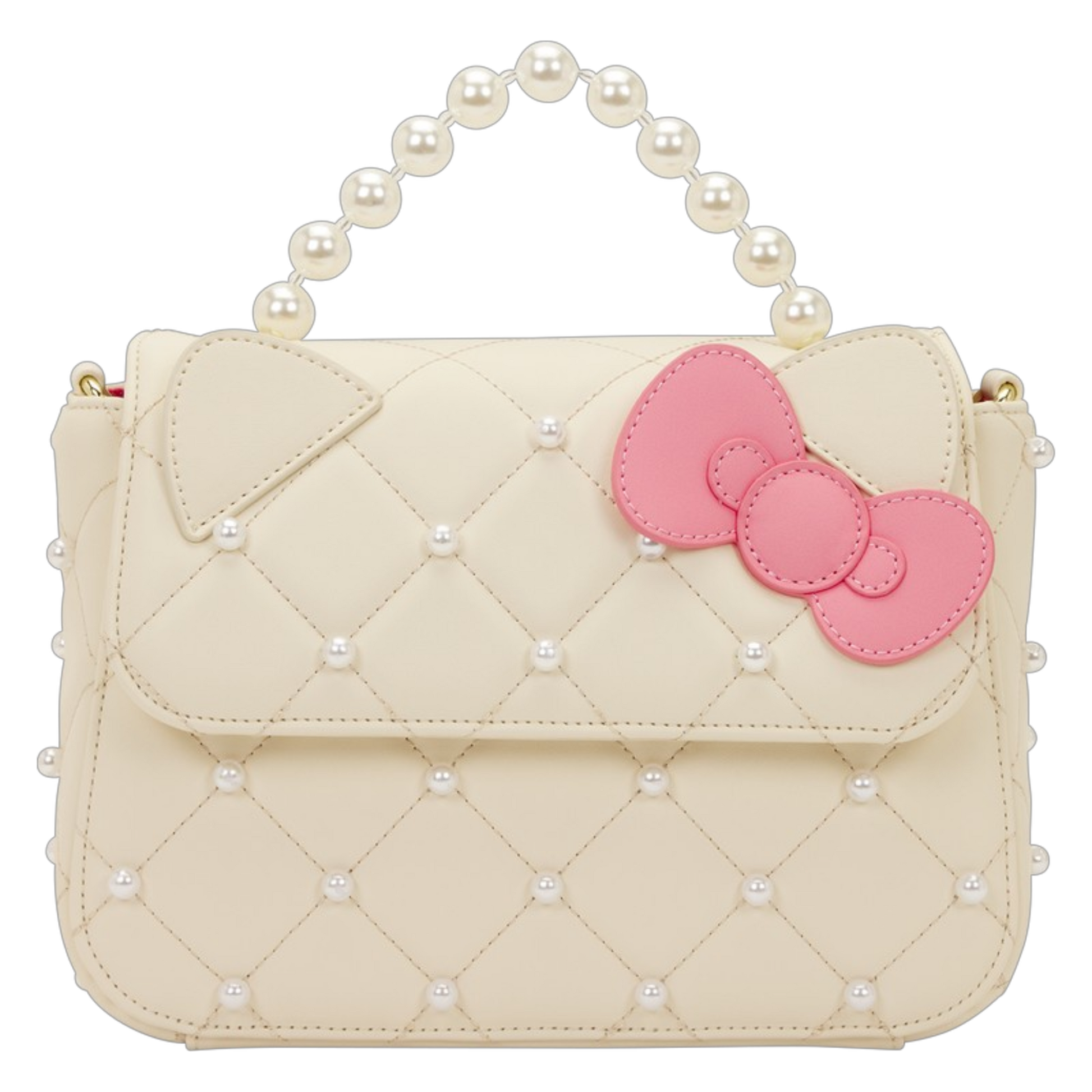 Sanrio Hello Kitty Quilted Pearl Handle Crossbody Bag (Exclusive) | AE Toy Box