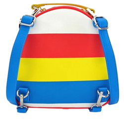 Hello Kitty 45th Anniversary Stripes Convertible Mini Backpack AE Toy Box