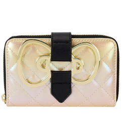 Hello Kitty Sanrio 50th Anniversary Gold Zip Around Wallet AE Toy Box