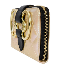 Hello Kitty Sanrio 50th Anniversary Gold Zip Around Wallet AE Toy Box